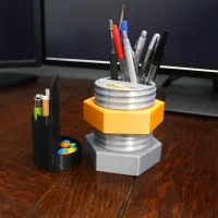 Nut and Bolt Desk Organizer
